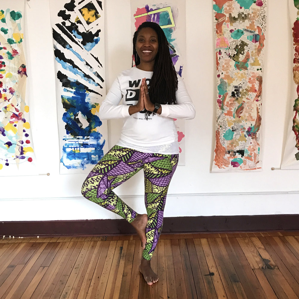 black yoga instructor in Pittsburgh