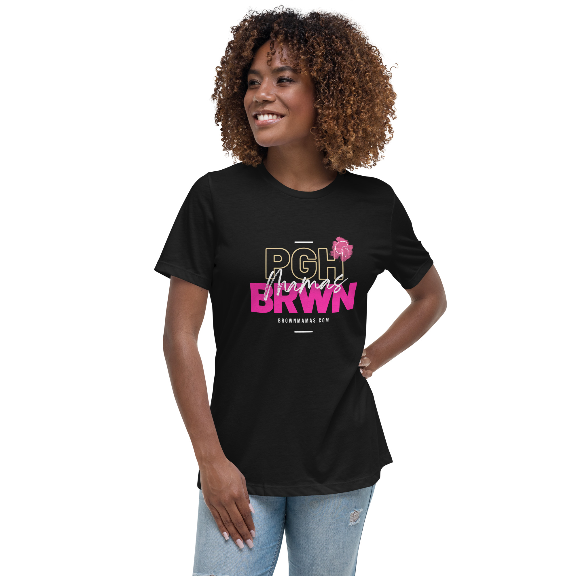 Black Pgh Brown Mamas T-shirt
